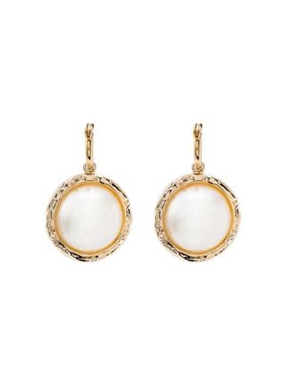 By Alona + 18kt Gold-Plated Cindy Pearl Drop Earrings