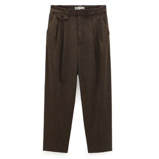 Zara + Cropped Dad Pants