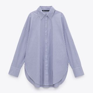 Zara + Oversized Stripe Shirt