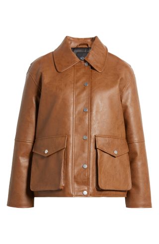 Rails + Mathis Faux Leather Jacket