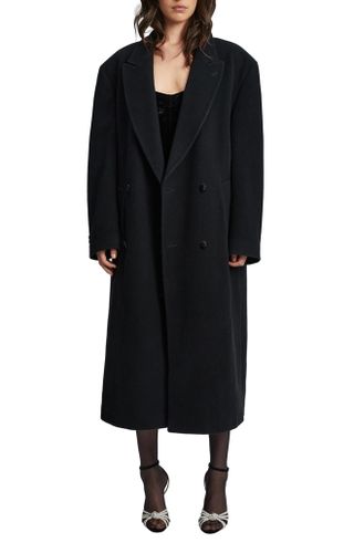 Bardot + Oversize Double Breasted Classic Coat