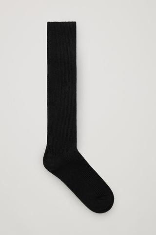 Cos + KNEE-HIGH Wool Socks