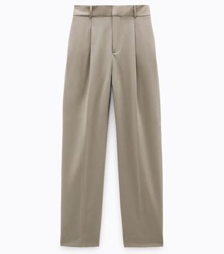 Zara + Limited Edition High-Rise Pants