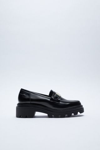 Zara + Loafers With Track Soles