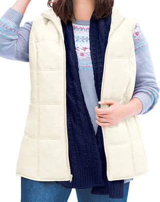 Woman Within + Quilted Vest