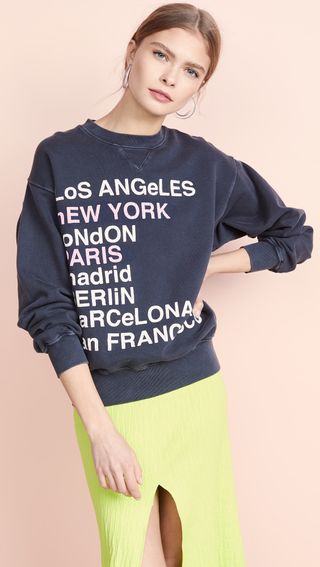 Anine Bing + City Love Sweatshirt