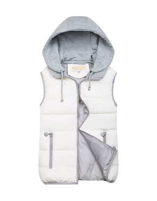 Gihuo + Quilted Padded Puffer Vest