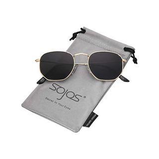 Sojos + Small Square Polarized Sunglasses