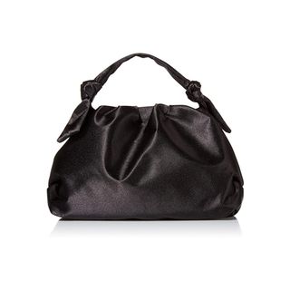 The Drop + Satin Knotted Handle Bag