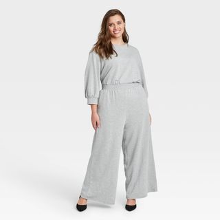 Who What Wear x Target + Balloon Long Sleeve Jumpsuit