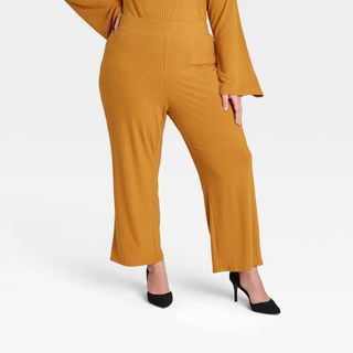 Who What Wear x Target + High-Rise Wide Leg Pants