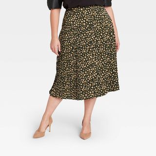 Who What Wear x Target + Pleated Midi Skirt