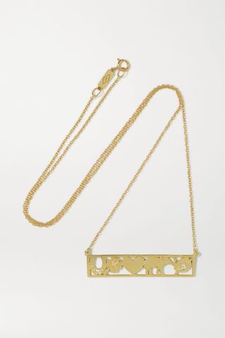 Jennifer Meyer + Good Luck 18-Karat Gold Diamond Necklace