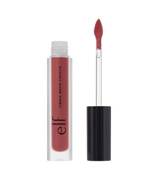 E.L.F. Cosmetics + Liquid Matte Lipstick in Red Vixen