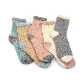 Azue + Fuzzy Warm Slipper Socks