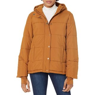 Amazon Essentials + Heavy-Weight Long-Sleeve Full-Zip Hooded Puffer Coat
