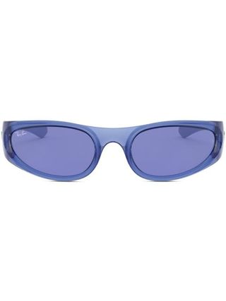 Ray-Ban + Rb4332 Wraparound-Frame Sunglasses