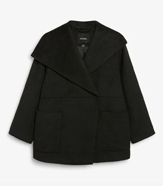 Monki + Oversized Shawl Collar Coat