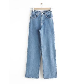 & Other Stories + Straight High-Waisted Jeans