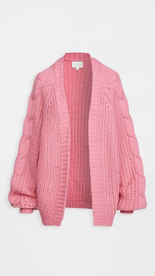 Line & Dot + Bailey Cable Knit Cardigan