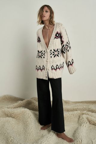 Zara + Knit Jacket