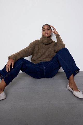 Zara + Wool and Alpaca Blend Sweater