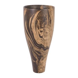 Retreat + Wood Swirl Tall Vase