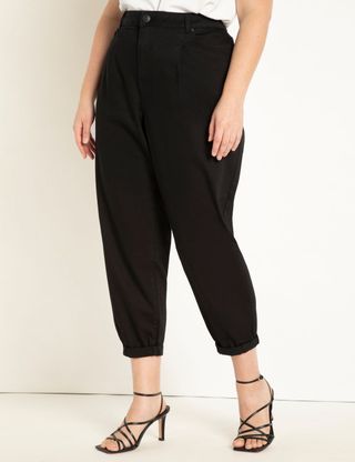 Eloquii + Pleat Front Relaxed Jean