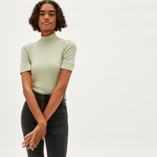 Everlane + The Super-Soft Mockneck Tee