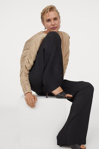 H&M + Pleated Pants