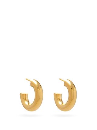 Otiumberg + Mini Chunky 14kt Gold-Vermeil Hoop Earrings