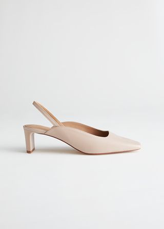 & Other Stories + Square Toe Leather Mules