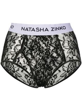 Natasha Zinko + Lace Logo Briefs