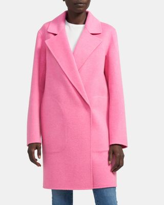 Theory + Boy Coat in Double-Face Wool-Cashmere