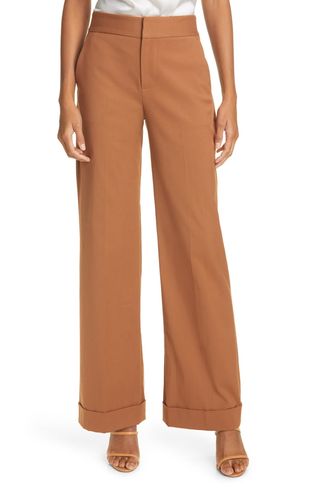 Alice + Olivia + Dylan Low Rise Cuff Pants