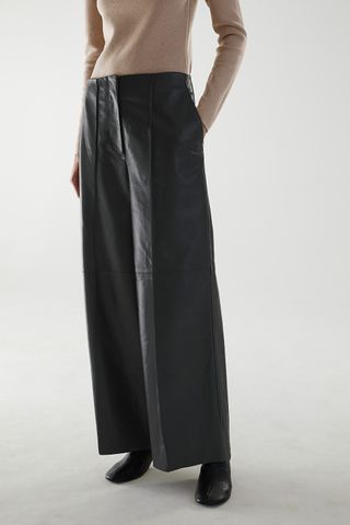 COS + Long Leather Pants