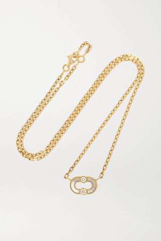 Viltier + Magnetic Recto-Verso 18-Karat Gold Multi-Stone Necklace