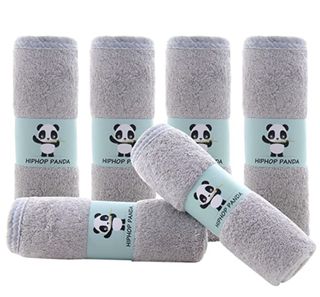 Hiphop Panda + Bamboo Baby Washcloths