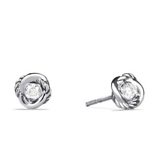 David Yurman + Infinity Earrings With Diamonds