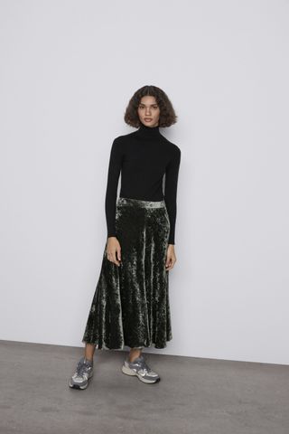 Zara + Velvet Skirt