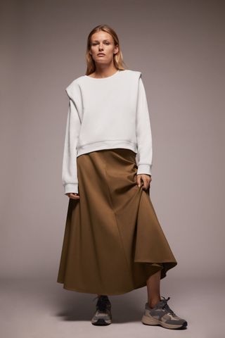 Zara + Midi Skirt