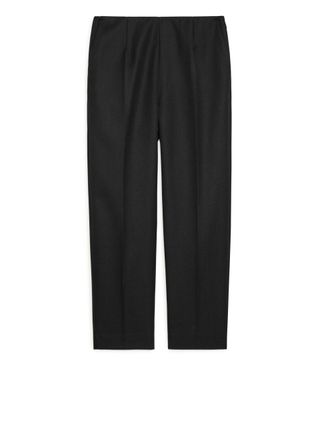 Arket + Tapered Wool Trousers