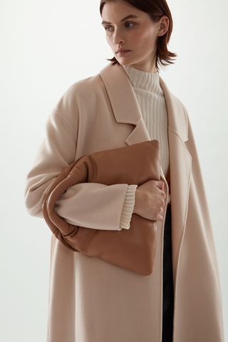 COS + Leather Padded Mini Shopper Bag
