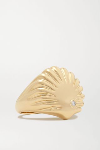 Yvonne Léon + 9-Karat Gold Diamond Ring
