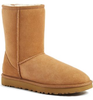 Ugg® + Classic II Genuine Shearling Lined Short Boots