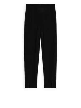 Arket + Tapered Slit-Detail Trousers