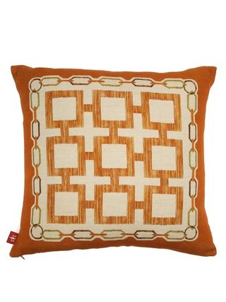 Gergei Erdei + Geometrico Moss Linen Cushion