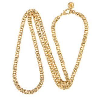Givenchy + 1980s Vintage Givenchy Chain Link Necklace