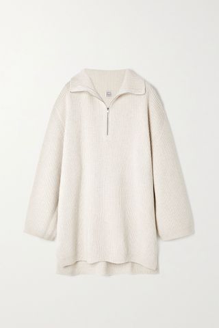Totême + Tomar Ribbed Wool-Blend Sweater