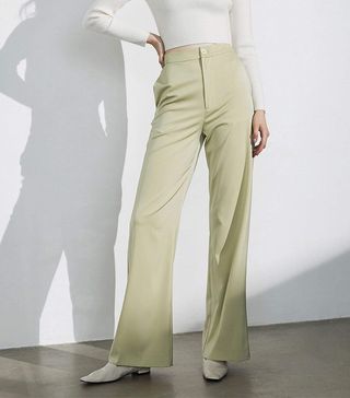 J.Ing + Business Essential Pistachio Trousers